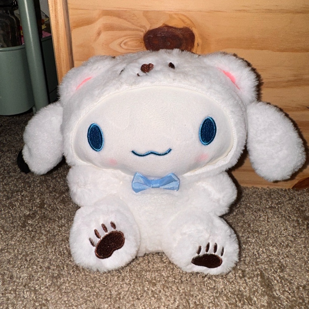 Hello Kitty White and Blue Stuffed Animal
